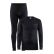 ENSEMBLE TEE-SHIRT/CALECON  NOIR CORE WARM/CORE DRY - NEW WAVE