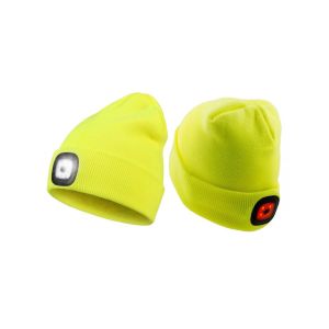 BONNET A DOUBLE LED AVEC COQUE DE PROTECTION ANTI-HEURT -...