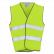GILET SIGNALISATION CLASSE 2 JAUNE FLUO P101 - SACOBEL + LOGO NICOLLIN