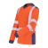 T-SHIRT JAUNE HAUTE VISIBILITE MANCHES LONGUES CHERGUI 9T85 - CEPOVETT + LOGO NICOLLIN