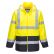 VESTE PLUIE HAUTE VISIBILITE PU JAUNE/MARINE H443 - PORTWEST + LOGO NICOLLIN