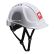 CASQUE CHANTIER BLANC VISIERE ENDURANCE VISOR PW54 - PORTWEST + ETIQUETTE "NICOLLIN" POUR CASQUE