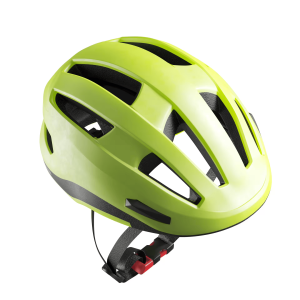 CASQUE VELO VILLE 500 JAUNE - DECATHLON