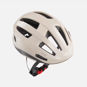 CASQUE VELO VILLE 500 BLANC - DECATHLON