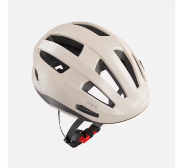 CASQUE VELO VILLE 500 BLANC - DECATHLON