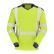 TEE-SHIRT HV JAUNE CHERGUI MANCHES LONGUES COEUR + DOS "NICOLLIN"
