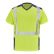 TEE-SHIRT HV JAUNE GHARBI 9T84 M.COURTES COEUR + DOS "NICOLLIN"