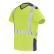 TEE-SHIRT HV JAUNE GHARBI 9T84 M.COURTES COEUR + DOS "NICOLLIN"