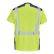 TEE-SHIRT HV JAUNE GHARBI 9T84 M.COURTES COEUR + DOS "NICOLLIN"