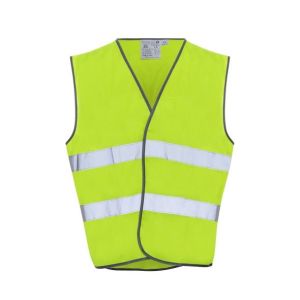 GILET SIGNALISATION CLASSE 2 JAUNE FLUO P101 COEUR + DOS... 2