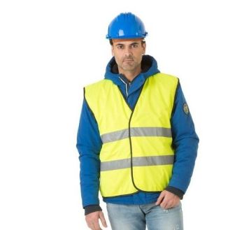 GILET SIGNALISATION CLASSE 2 JAUNE FLUO P101...