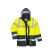 PARKA SIGNALISATION JAUNE/MARINE S466 COEUR + DOS "NICOLLIN"