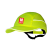 CASQUETTE SURFLEX JAUNE FLUO VISIERE 5CM + BANDE RETRO "NICOLLIN"