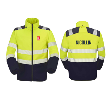 SOFTSHELL HV JAUNE OURAL 9S05 MANCHES AMOVIBLES...