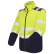 SOFTSHELL HV JAUNE OURAL 9S05 MANCHES AMOVIBLES COEUR + DOS "NICOLLIN
