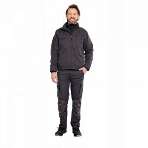 Pantalon de travail genoux renforcés PBV - 2101TYEL gris 2
